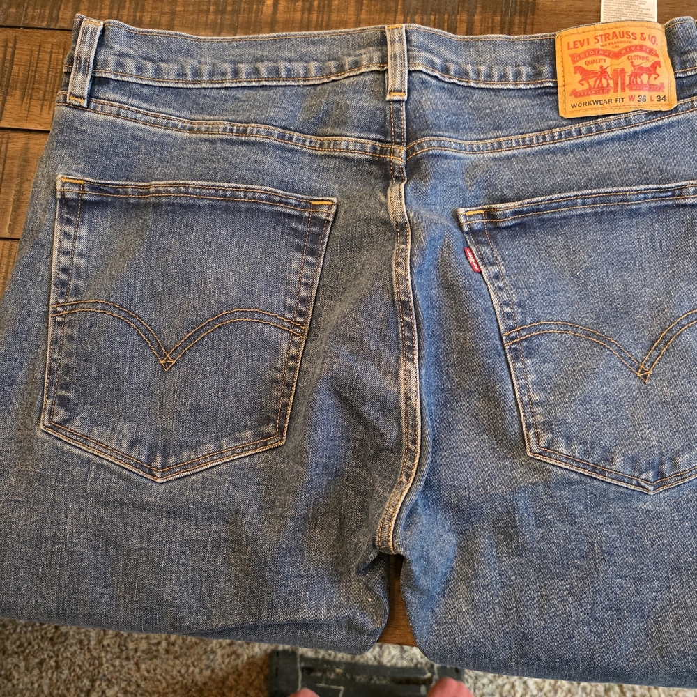 Levi's Straight Fit Jeans - Classic Blue